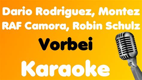 Dario Rodriguez Montez RAF Camora Robin Schulz Vorbei Karaoke