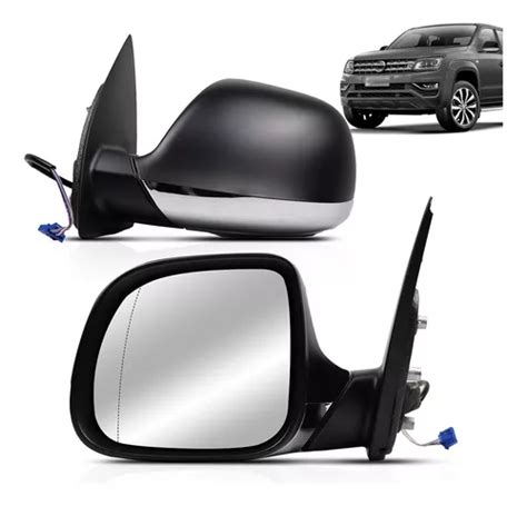 Retrovisor Amarok El Trico Inferior Cromada