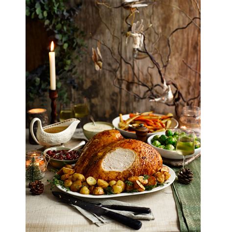 Maple and mustard glazed turkey crown-Christmas recipes - Good Housekeeping