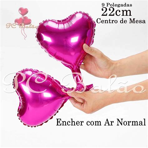 Kit Bal O Metalizado Cora O Cm Rosa Pink Elo