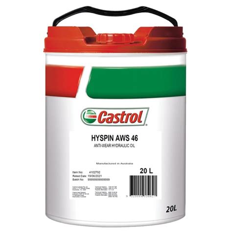 Castrol Hyspin Aws Hydraulic Oil L