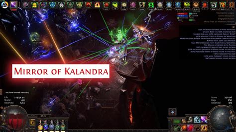 Random Mirror Of Kalandra Drop Poe Necropolis Youtube