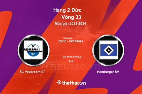 Nhận định Soi Kèo Sc Paderborn 07 Vs Hamburger Sv 23 30 Ngày 10 05