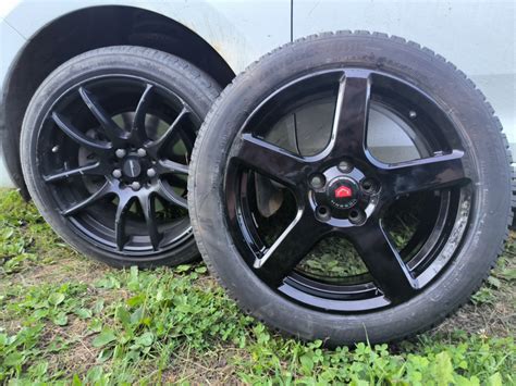 Новые диски R16 5*100 ET38 HRE 305M Черный глянец black — Skoda Rapid ...