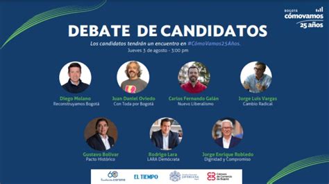 Primer Debate Con Candidatos Para Alcaldía De Bogotá Youtube