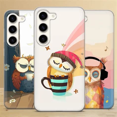 Coque De T L Phone Hibou Pour Samsung Galaxy S S Fe S Pro S