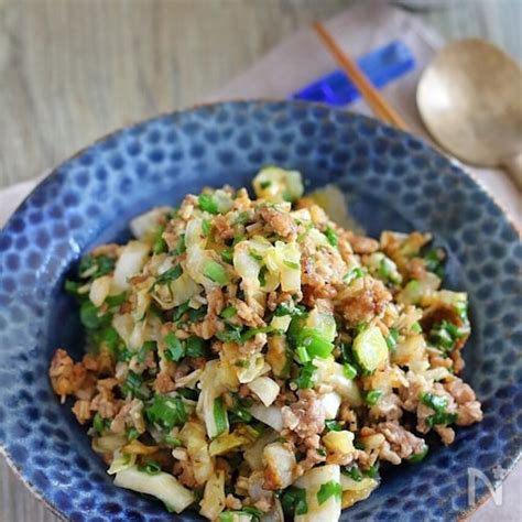 ご飯が進みすぎて困る！ 餃子味のそぼろ レシピサイトnadia