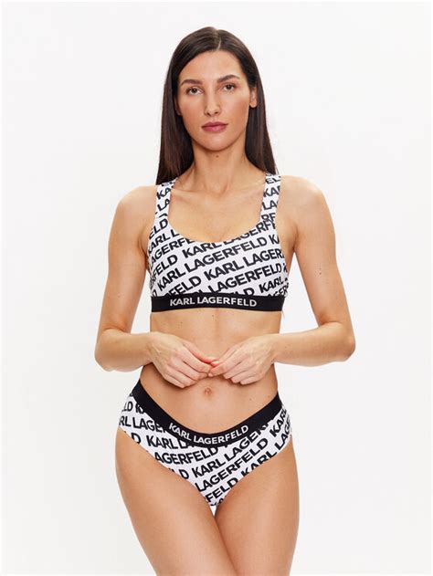 KARL LAGERFELD Bikini Unterteil 230W2214 Weiß Modivo de