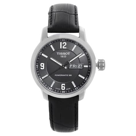 Tissot Powermatic Anthracite Dial Steel Automatic Watch T