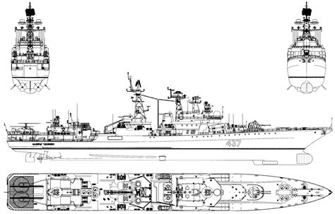 Pr11551 Udaloy Ii Class Destroyer Type 45 Destroyer Airplane Crafts