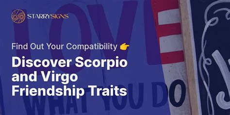 Scorpio and Virgo Friendship Traits Quiz | Starry Signs