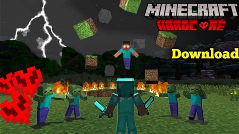 How To Play 💔 Hard Core Mode In Minecraft Bedrock Hard Core In Mcpe