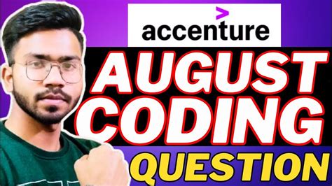 Accenture August Coding Questions And Answers Accenture August 2024