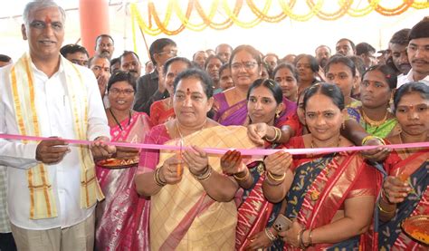 Harish Rao Inaugurates Old Age Home Mahila Samakhya Bhavan In Siddipet