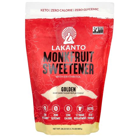 Lakanto Monkfruit Sweetener With Erythritol Golden Oz G