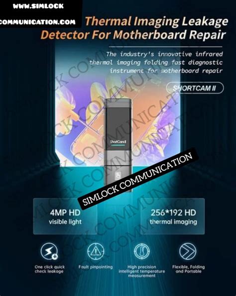 Shortcam Ii Thermal Camera Mini Foldable Portable Pcb Rapid Diagnosis