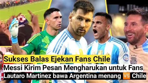 Messi Kirim Pesan Mengharukan Untuk Penggemarlautaro Martinez Bawa