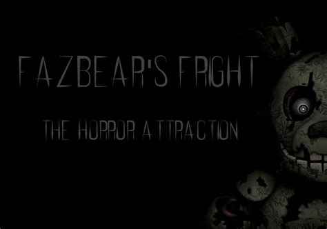 Sfm Fnaf Fazbears Fright Poster By Redheadretard On Deviantart