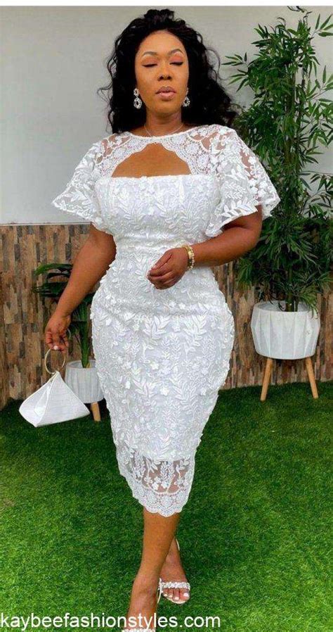 Best Short White Lace Gown Styles In 2023 And 2024 Kaybee Fashion Styles