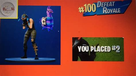 Fortnite Lilly Gets Second Place Youtube