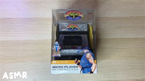 Street Fighter Ce Mini Arcade By Myarcade Unboxing Asmr Youtube