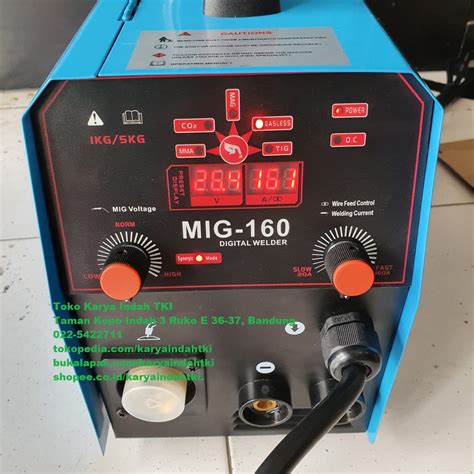 Jual MESIN LAS MIG TIG MMA 3 Mode 160 A 160A 5 KG 5kg CO2 TANPA GAS