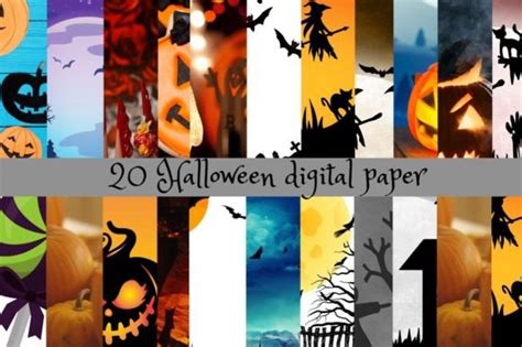 Halloween Digital Paper Pack Graphic by hossain.dipa34 · Creative Fabrica