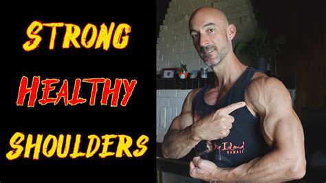 5 Strong And Healthy Shoulder Exercises For Men Over 40 Youtube