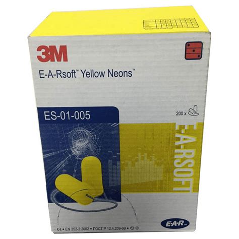 M E A Rsoft Yellow Neons Corded Earplugs Safety Supplies