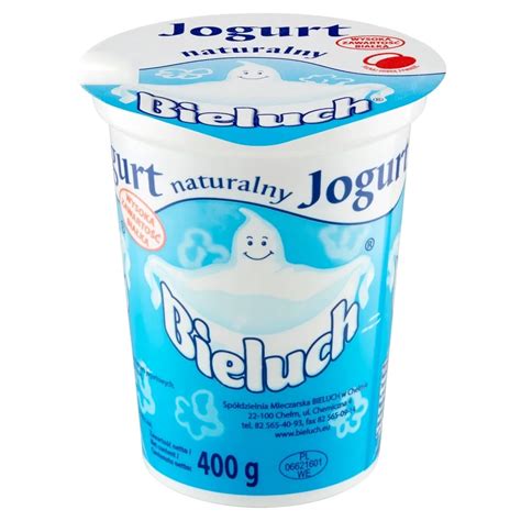 Bieluch Jogurt naturalny 400 g Zakupy online z dostawą do domu