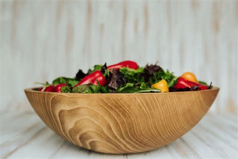 17 Inch Beech Bowl With Light Walnut And Bee S Oil Finish Holland