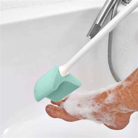 Comfi Grip Long Handled Toe Washer And Foot Brush Medimart