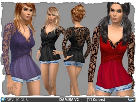 The Sims Resource Damira Outfit Set By Devilicious • Sims 4 Downloads