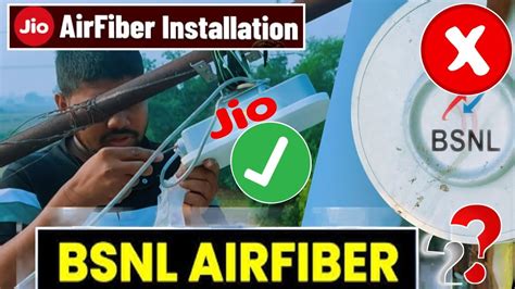 Jio Airfiber Installation In Village Bsnl Air Fiber Connection