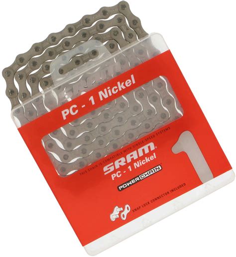 SRAM PC 1 Nickel Chain For Singlespeed And Hub Gears Bike Components