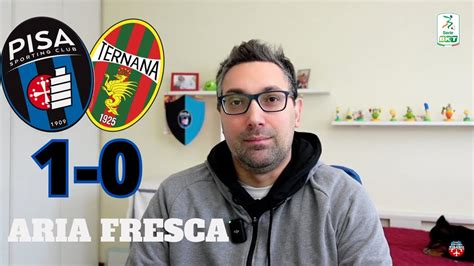 Pisa Ternana Vittoria Importantissima In Ottica Tranquillit Youtube