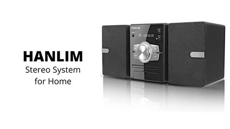 Hanlim Stereo System For Home Cd Player Bluetooth Wireless