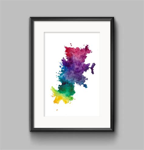 Fair Isle Map Print — Sarah Leask Studio