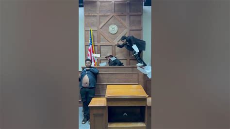 Guy Jumping On Judge Courtroom Parody Creds To Thatboyfunny On Ig