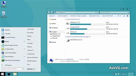Download Windows 8 “Aero Lite” Theme for Windows 7 – AskVG