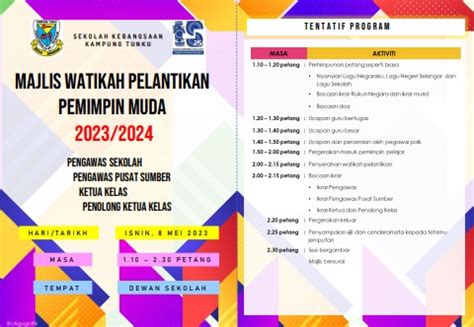 BUKU PROGRAM MAJLIS WATIKAH PELANTIKAN SESI PETANG Nurul Flip PDF