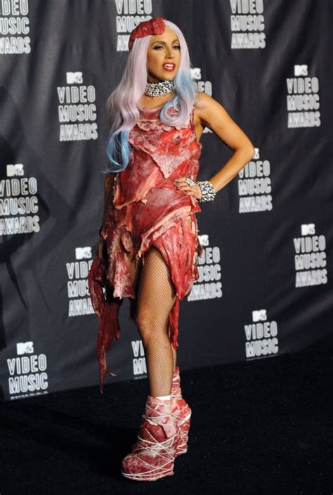 Lady Gagas Meat Dress