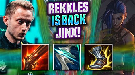 Kc Rekkles Brings Back Jinx Kc Rekkles Plays Jinx Adc Vs Kai Sa