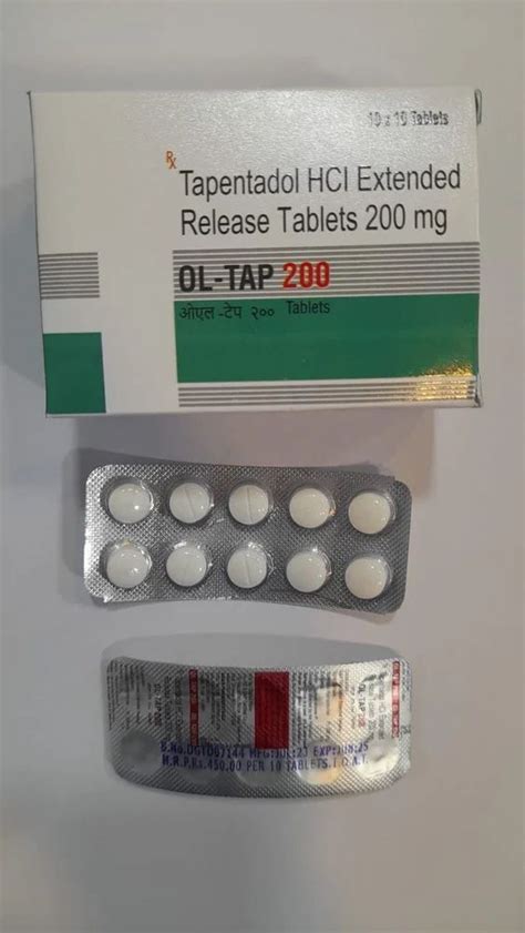 Tapentadol Tablets 200 Mg Tapidol Latest Price Manufacturers Suppliers