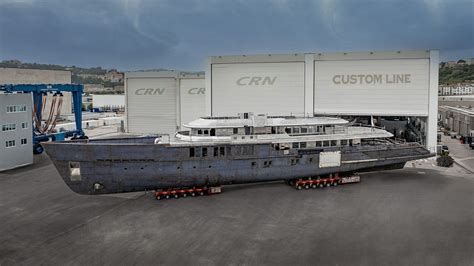 Arrivato Alla Ferretti Group Superyacht Yard Di Ancona Il CRN M Y 145