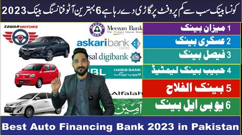 Best Auto Financing Bank In Pakistan