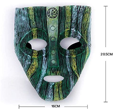 Buy Jim Carrey The Mask Deluxe Loki Latex Mask Halloween Fancy Dress