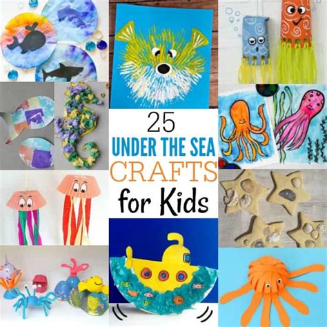 25 Under the Sea Crafts for Kids - Crafts 4 Toddlers