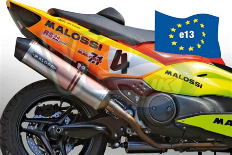 Malossi Maxi Wild Lion Full Exhaust System E Marked Ve Uk