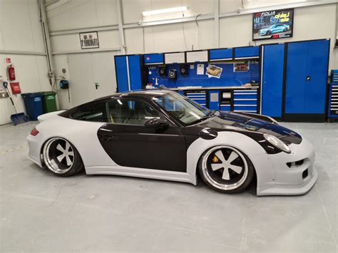 Porsche 997 The Indecent Widebody Has Gt3 Looks Is Slammed On Rotiforms